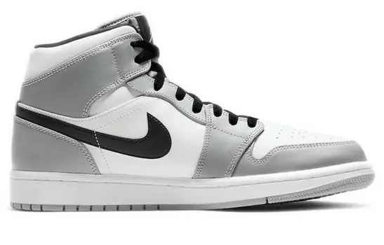 Кроссовки Air Jordan 1 Vintage Basketball Shoes Men Low-top Grey/white, серый