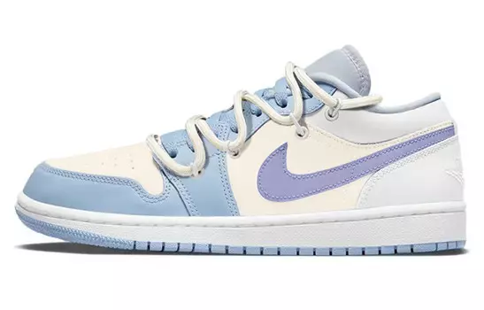 Кроссовки Air Jordan 1 Vintage Basketball Shoes Women's Low-Top White
