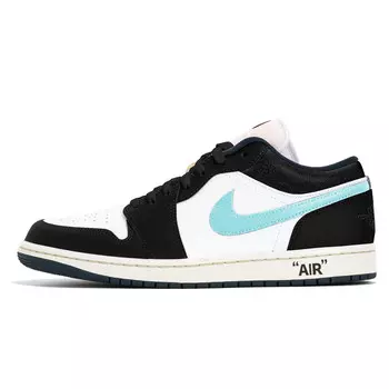 Кроссовки Air Jordan 1 Vintage Basketball Shoes Men Low-top White, белый