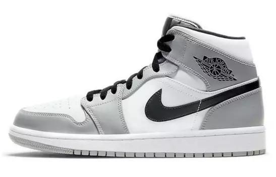 Кроссовки Air Jordan 1 Vintage Basketball Shoes Men Low-top Grey/white, серый