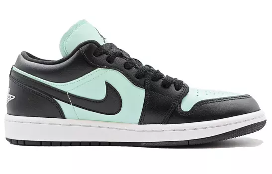 Кроссовки Air Jordan 1 Vintage Basketball Shoes Women's Low-top Cyan, голубой