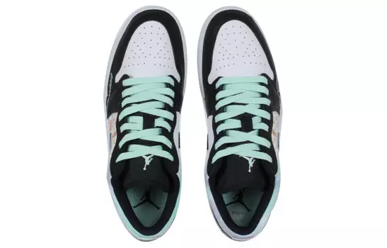 Кроссовки Air JORDAN 1 Vintage Basketball Shoes Men Low-Top Blue White, синий