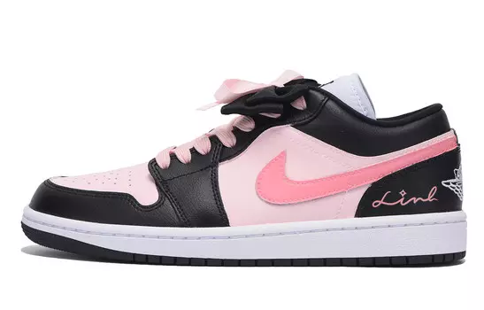 Кроссовки Air Jordan 1 Vintage Basketball Shoes Women's Low-Top Pink