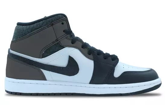 Кроссовки Air Jordan 1 Vintage Basketball Shoes Men Mid-top White/green, зеленый