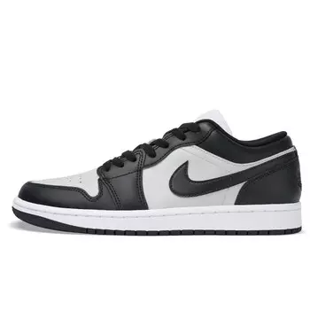 Кроссовки Air Jordan 1 Vintage Basketball Shoes Men Low-top Black/Gray, черный/серый