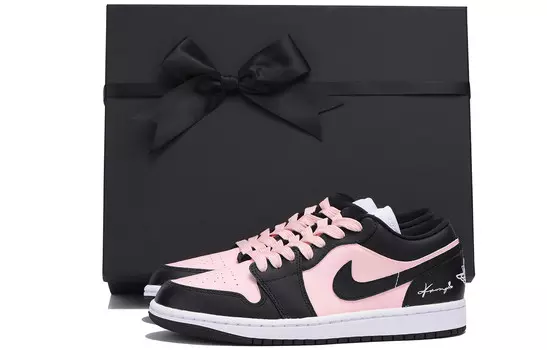 Кроссовки Air Jordan 1 Vintage Basketball Shoes Women's Low-Top Pink