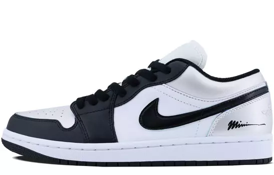 Кроссовки Air JORDAN 1 Vintage Basketball Shoes Men Low-Top Black White