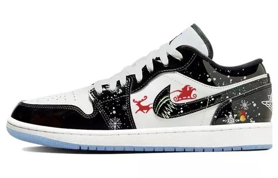 Кроссовки Air JORDAN 1 Vintage Basketball Shoes Women's Low-Top Black White
