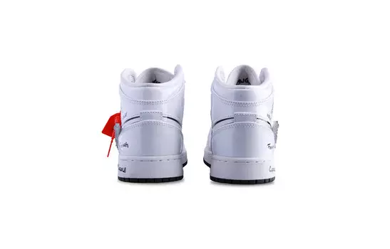 Кроссовки Air Jordan 1 Vintage Basketball Shoes Women's Mid-top White, белый