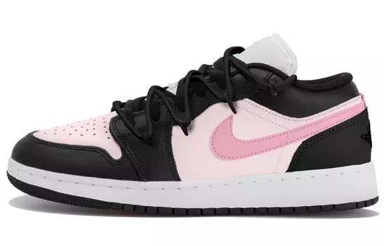 Кроссовки Air JORDAN 1 Vintage Basketball Shoes Women's Low-Top Black Pink