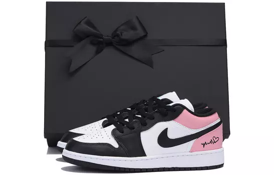 Кроссовки Air Jordan 1 Vintage Basketball Shoes Women's Low-Top Pink