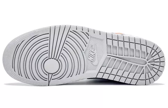 Кроссовки Air Jordan 1 Vintage Basketball Shoes Men Mid-top White/black, белый