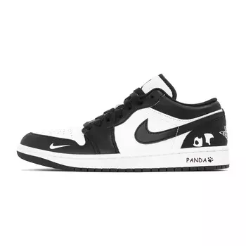 Кроссовки Air Jordan 1 Vintage Basketball Shoes Men Low-Top White