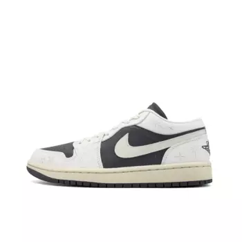 Кроссовки Air Jordan 1 Vintage Basketball Shoes Women's Low-Top White, белый
