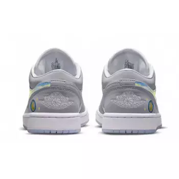 Кроссовки Air Jordan 1 Vintage Basketball Shoes Women's Low-top White/gray, серый