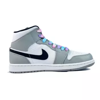 Кроссовки Air Jordan 1 Vintage Basketball Shoes Men High-top Soot White, цвет Soot white
