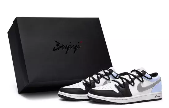 Кроссовки Air Jordan 1 Vintage Basketball Shoes Women's Low-top Blue, синий