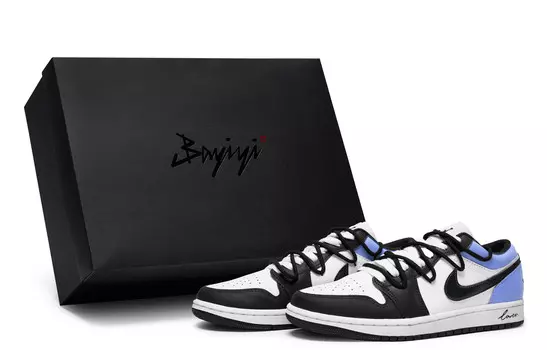 Кроссовки Air Jordan 1 Vintage Basketball Shoes Women's Low-top Blue, синий