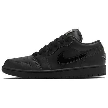 Кроссовки Air Jordan 1 Vintage Basketball Shoes Unisex Low-top Black, черный