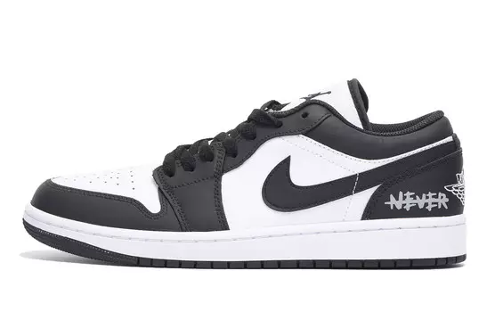 Кроссовки Air JORDAN 1 Vintage Basketball Shoes Men Low-Top Black White