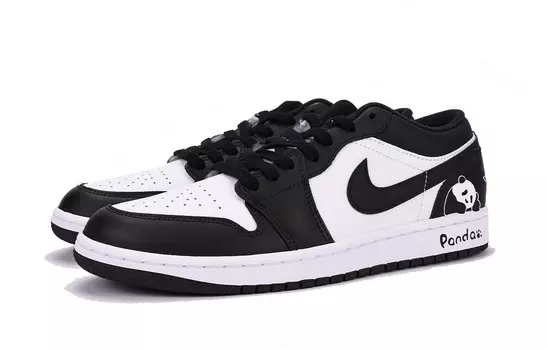 Кроссовки Air JORDAN 1 Vintage Basketball Shoes Men Low-Top Black White