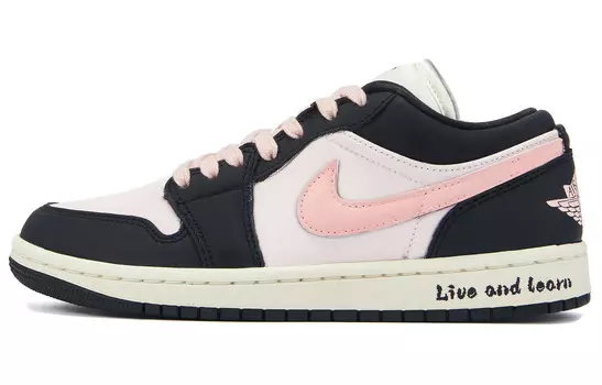 Кроссовки Air Jordan 1 Vintage Basketball Shoes Women's Low-Top Pink, розовый