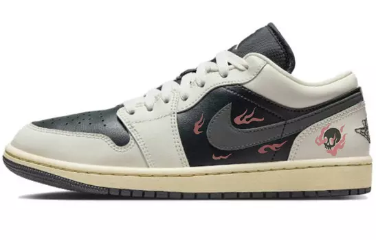 Кроссовки Air Jordan 1 Vintage Basketball Shoes Unisex Low-top Black, черный