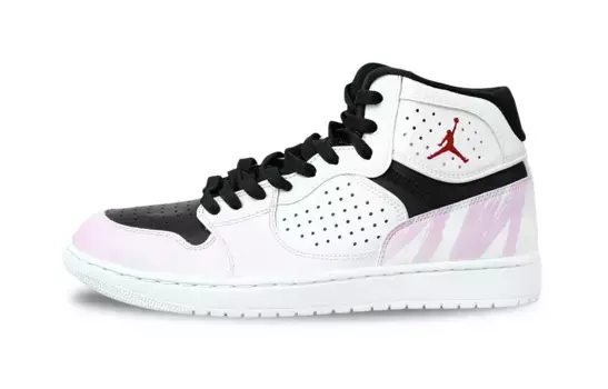 Кроссовки Air Jordan 1 Vintage Basketball Shoes Unisex High-top White/purple, белый