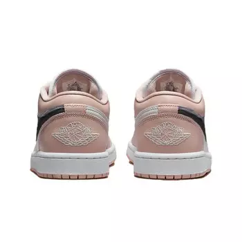 Кроссовки Air Jordan 1 Vintage Basketball Shoes Unisex Low-top White/pink, розовый