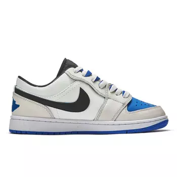 Кроссовки Air Jordan 1 Vintage Basketball Shoes Men Low-top Blue/beige, бежевый