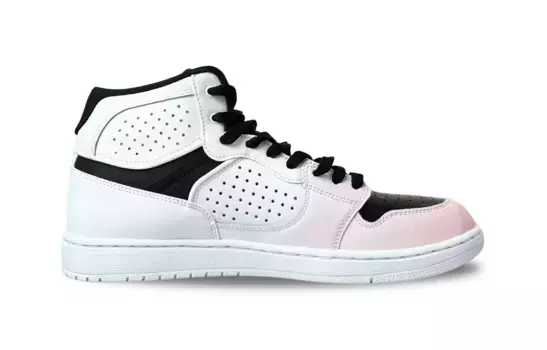 Кроссовки Air Jordan 1 Vintage Basketball Shoes Men High-top White/pink, белый