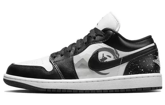 Кроссовки Air JORDAN 1 Vintage Basketball Shoes Women's Low-Top Black White