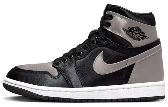 Кроссовки Air Jordan 1 Vintage Basketball Shoes Women's High-top Hemp/Black/Summit White/Hemp, белый/черный