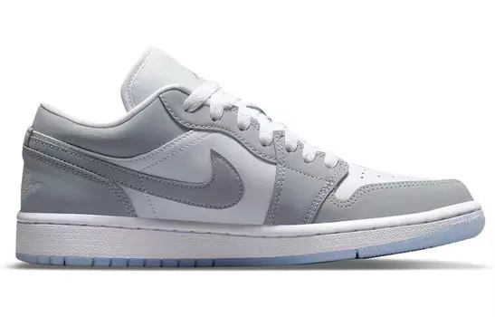 Кроссовки Air JORDAN 1 Vintage Basketball Shoes Women's Low-Top Gray White