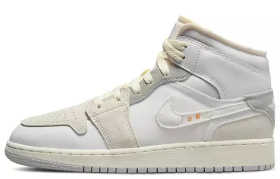 Кроссовки Air Jordan 1 Vintage Basketball Shoes Women's Mid-top Green, зеленый