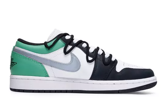 Кроссовки Air Jordan 1 Vintage Basketball Shoes Men Low-top Green, зеленый