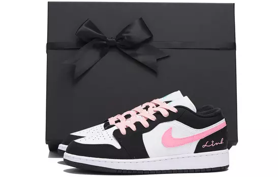 Кроссовки Air Jordan 1 Vintage Basketball Shoes Women's Low-Top Pink