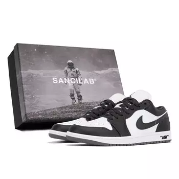 Кроссовки Air Jordan 1 Vintage Basketball Shoes Unisex Low-Top Black