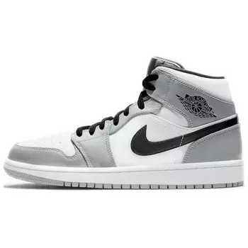 Кроссовки Air Jordan 1 Vintage Basketball Shoes Men Mid-top Gray, серый