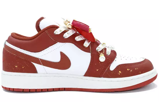 Кроссовки Air Jordan 1 Vintage Basketball Shoes Men Low-Top White