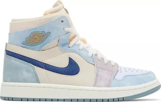 Кроссовки Air Jordan 1 Zoom Comfort Celestine Blue, синий