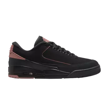 Кроссовки Air Jordan 2/3 'Black Rust Pink', черный