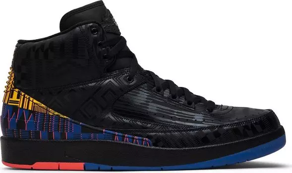 Кроссовки Air Jordan 2 Retro Black History Month 2019, черный