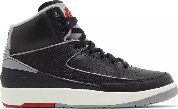 Кроссовки Air Jordan 2 Retro GS 'Black Cement', черный