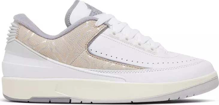 Кроссовки Air Jordan 2 Retro Low 'Python', белый