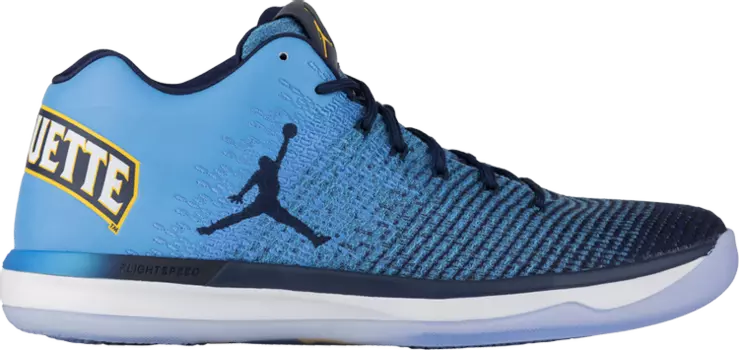 Кроссовки Air Jordan 31 Low Marquette, синий