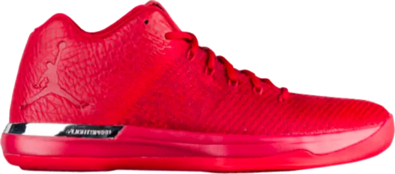 Кроссовки Air Jordan 31 Low Triple Red, красный