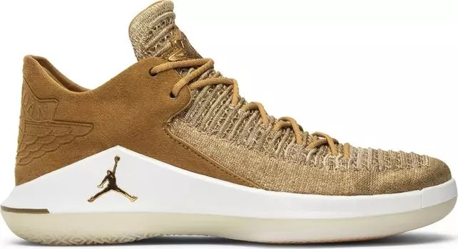 Кроссовки Air Jordan 32 Low Golden Harvest, коричневый