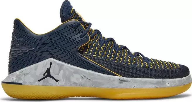 Кроссовки Air Jordan 32 Low Michigan Wolverines, синий
