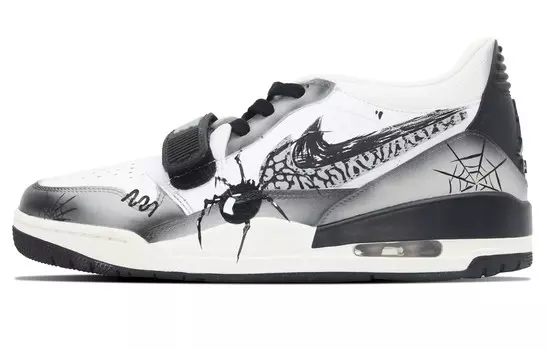 Кроссовки Air Jordan 32 Vintage Basketball Shoes Men Low-top Black/white, черный/белый
